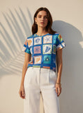 The Everyday Bloom Tee in Coastal Keepsake