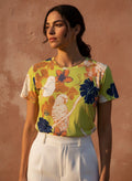 The Everyday Bloom Tee in Canary Grove