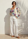 The Everyday V-Neck in Villa Bouquet