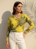 The Everyday V-Neck in Verdant Reverie