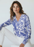 The Everyday V-Neck in Azure Canopy