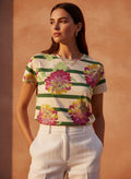 The Everyday Bloom Tee in Garden Regatta