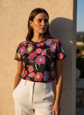 The Everyday Bloom Tee in Twilight Garden