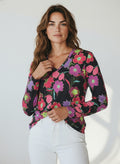 The Everyday V-Neck in Twilight Garden