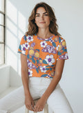 The Everyday Bloom Tee in Citrus Reverie