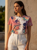 The Everyday Bloom Tee in Seashell Reverie