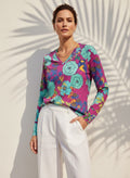 The Everyday V-Neck in Wild Song