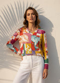 The Everyday V-Neck in Riviera Mosaic
