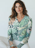 The Everyday V-Neck in Seafoam Relics