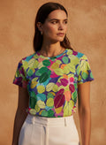 The Everyday Bloom Tee in Prism Canopy