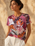 The Everyday Bloom Tee in Sunset Orchid
