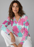 The Everyday V-Neck in Riviera Peony
