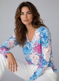 The Everyday V-Neck in Blueberry Fizz