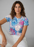 The Everyday Bloom Tee in Blueberry Fizz