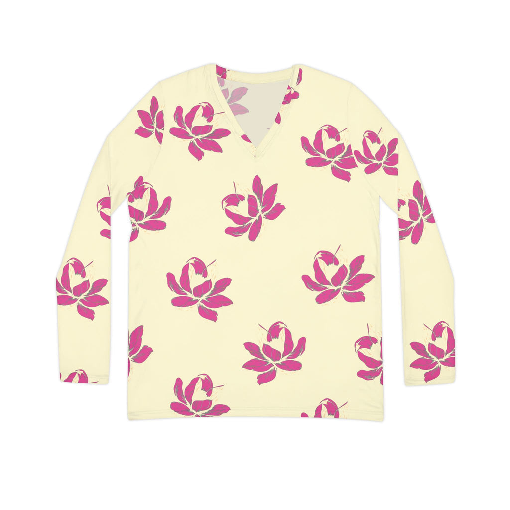 The Everyday V-Neck in Petal Drift
