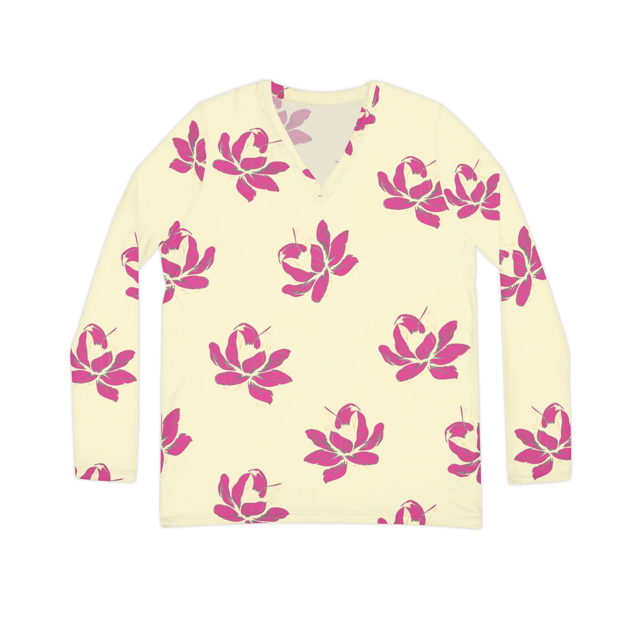 The Everyday V-Neck in Petal Drift