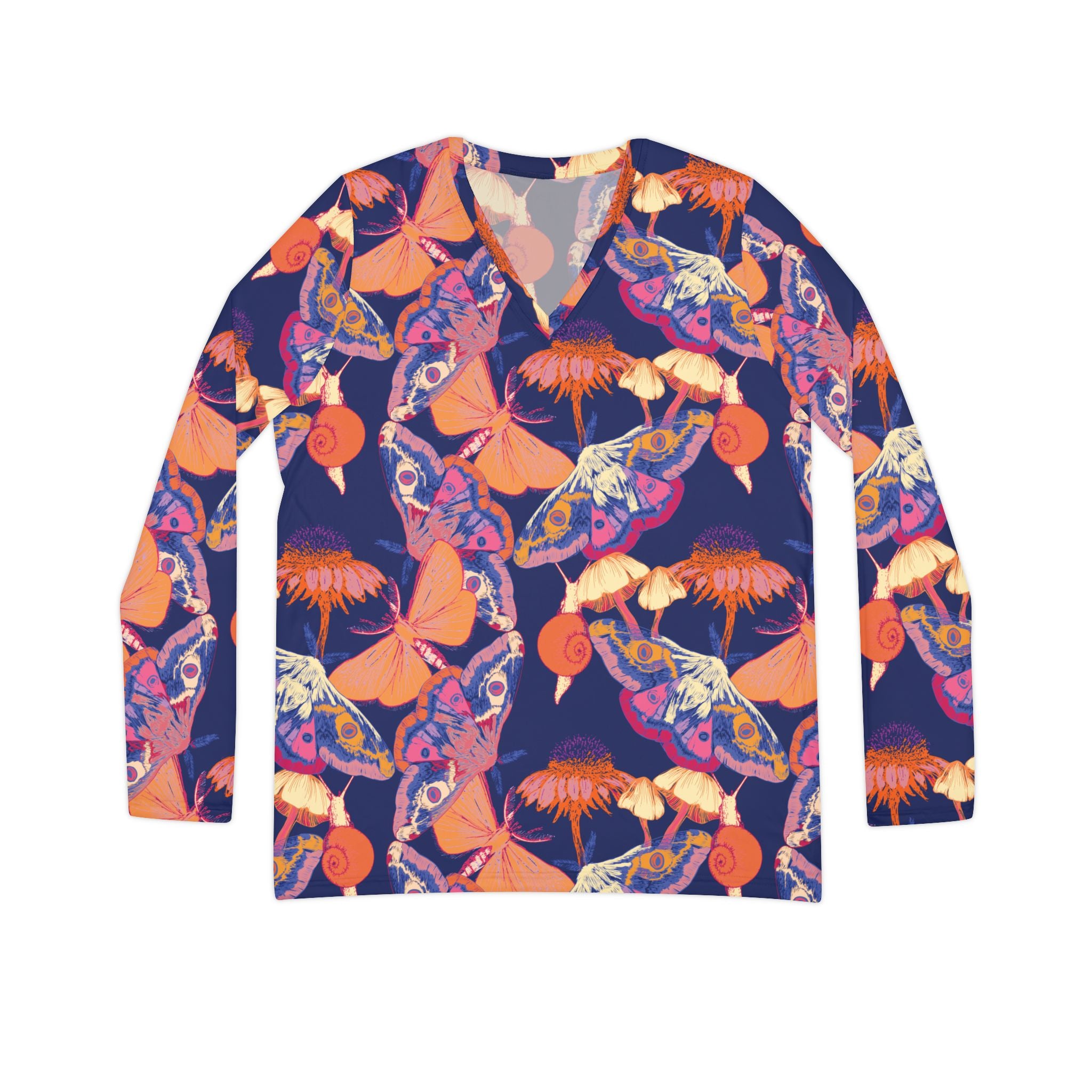 The Everyday V-Neck in Mystic Flora