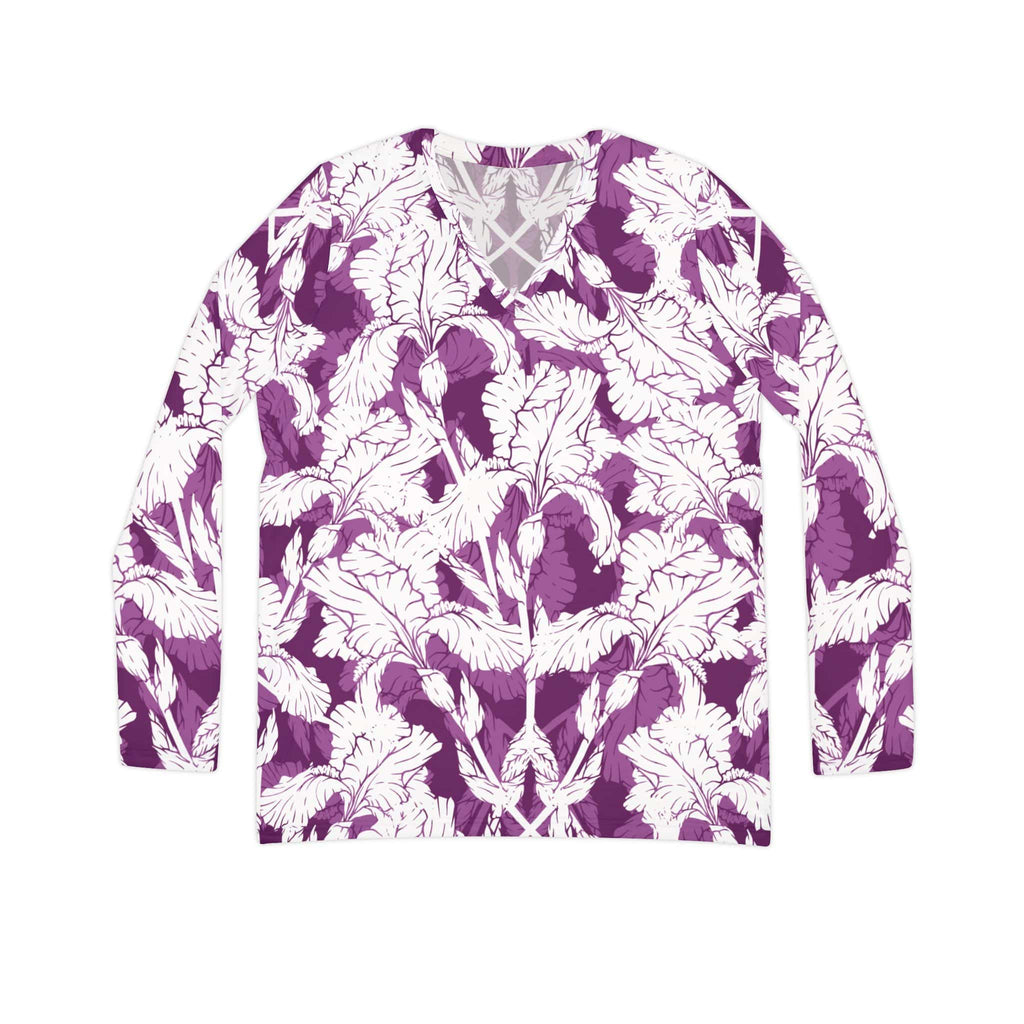 The Everyday V-Neck in Amethyst Etching