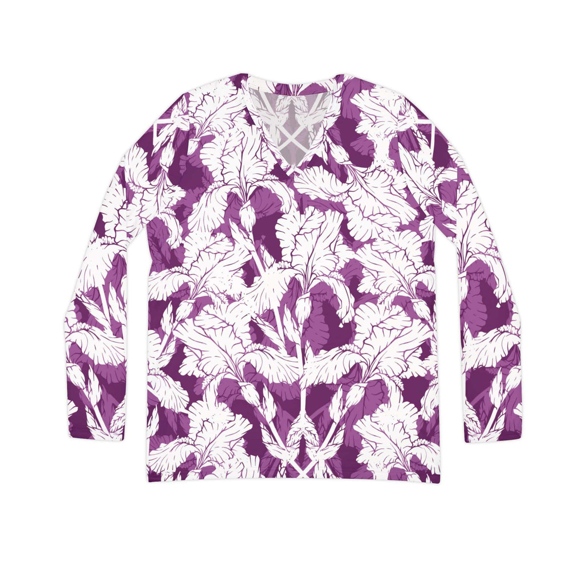 The Everyday V-Neck in Amethyst Etching