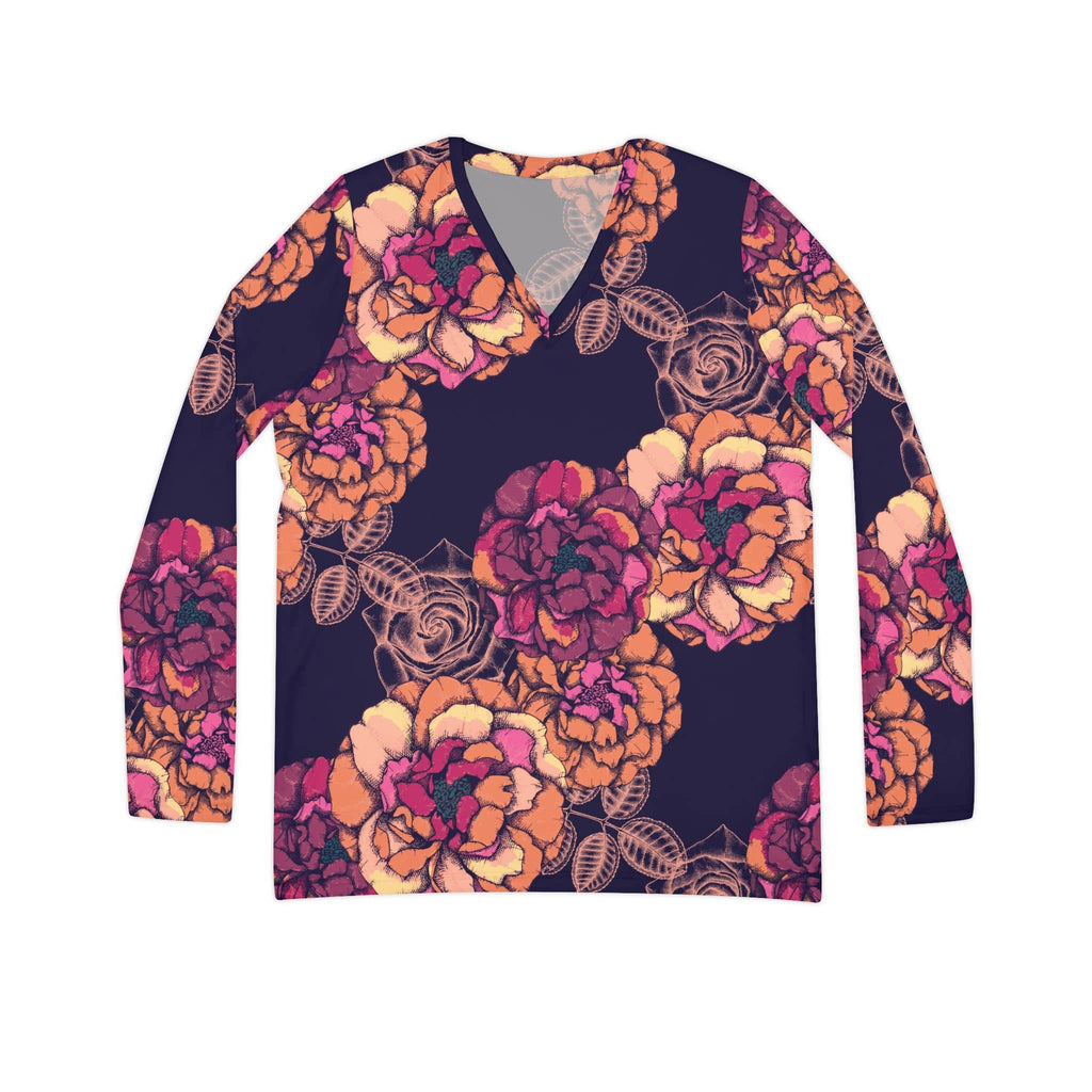 The Everyday V-Neck in Velvet Peony