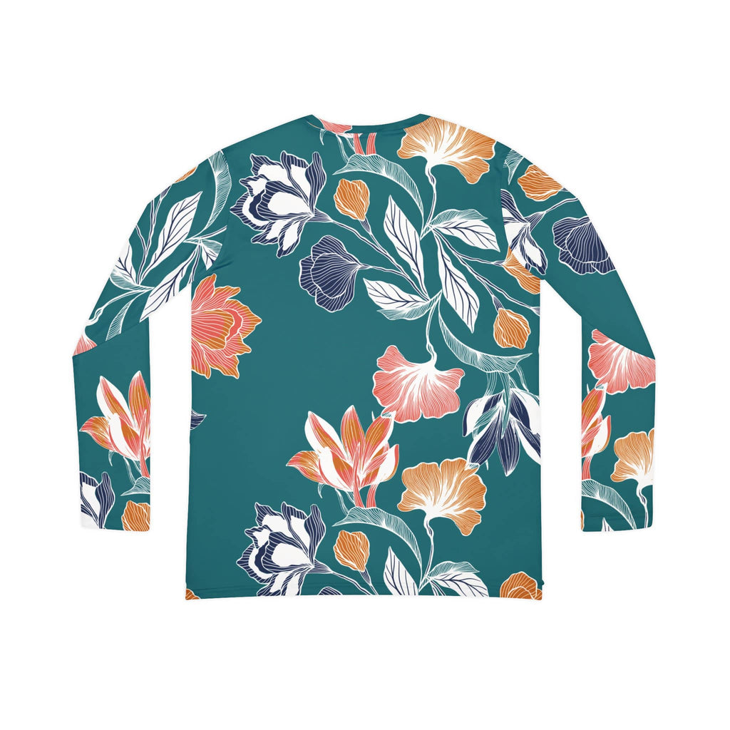 The Everyday V-Neck in Teal Botanica