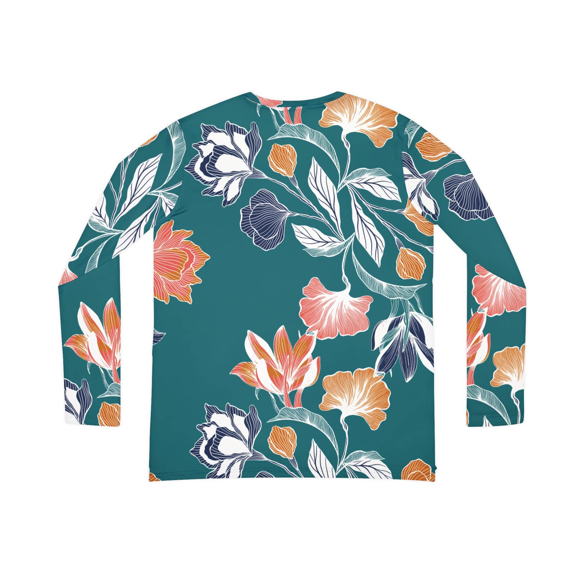 The Everyday V-Neck in Teal Botanica