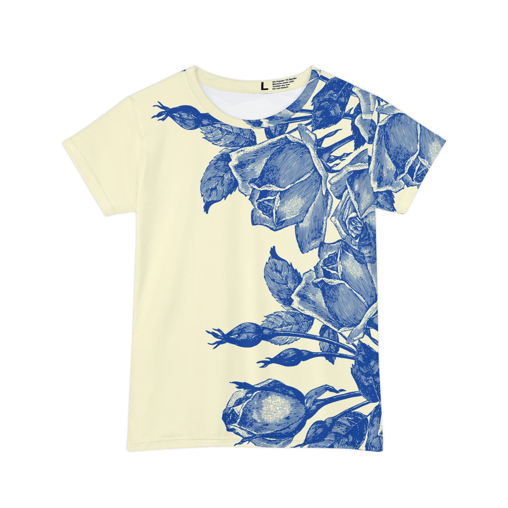 The Everyday Bloom Tee in Azure Bloom