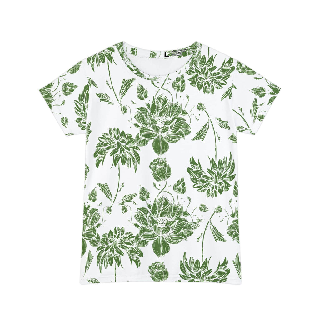 The Everyday Bloom Tee in Verdant Lace
