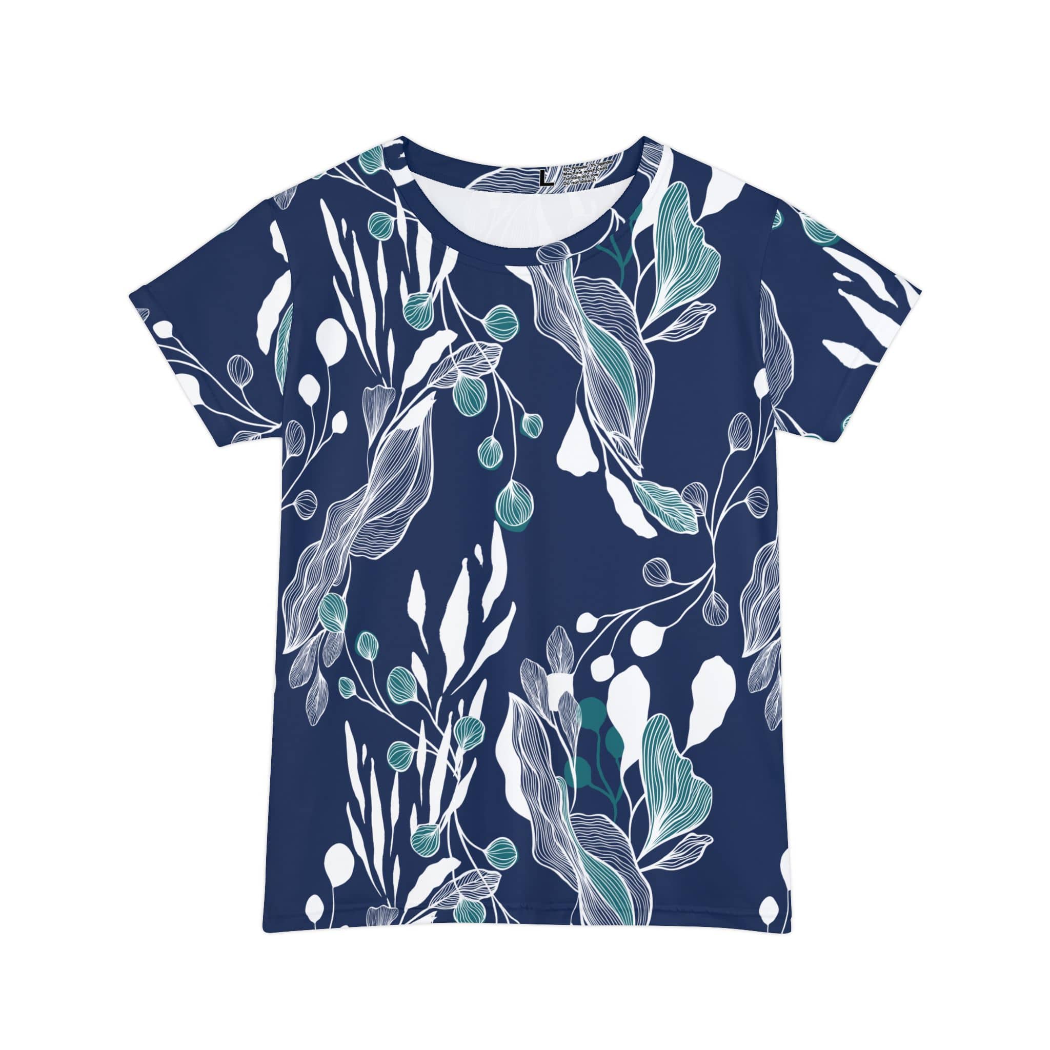 The Everyday Bloom Tee in Midnight Eucalyptus