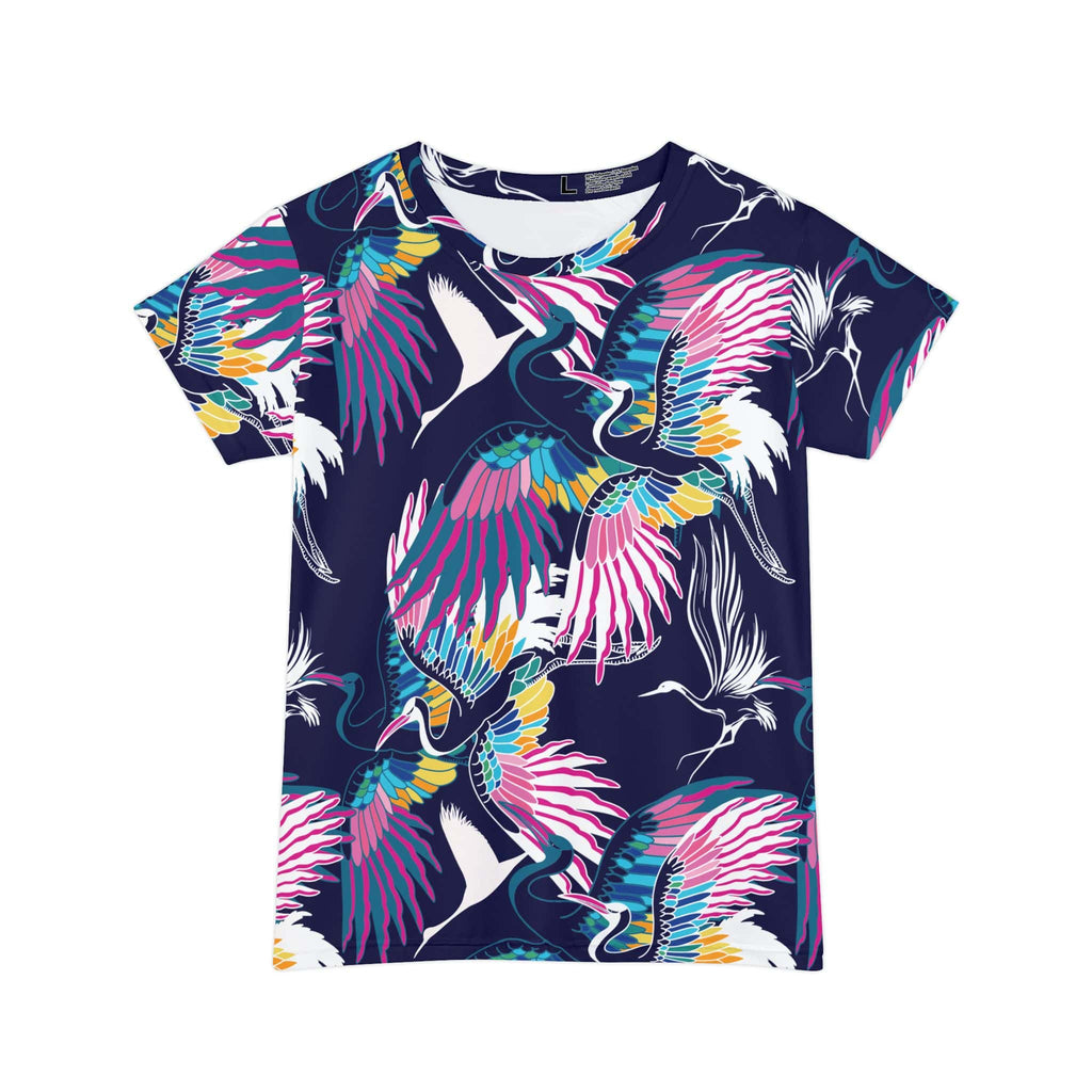 The Everyday Bloom Tee in Midnight Aviary