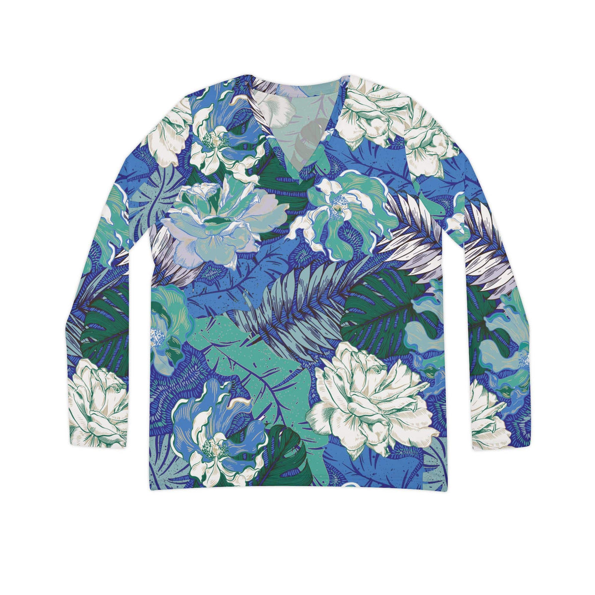 The Everyday V-Neck in Cobalt Eden