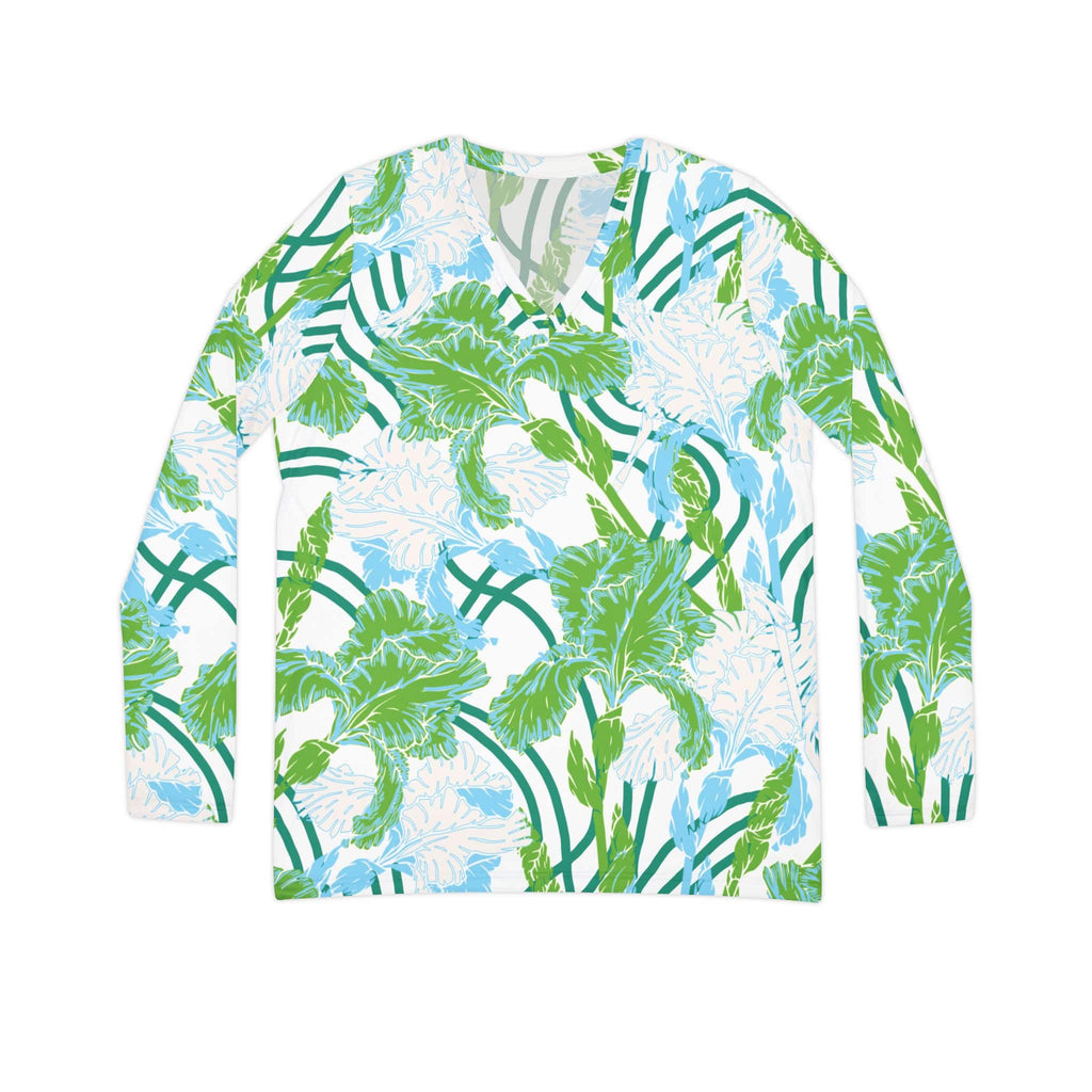 The Everyday V-Neck in Seaside Iris