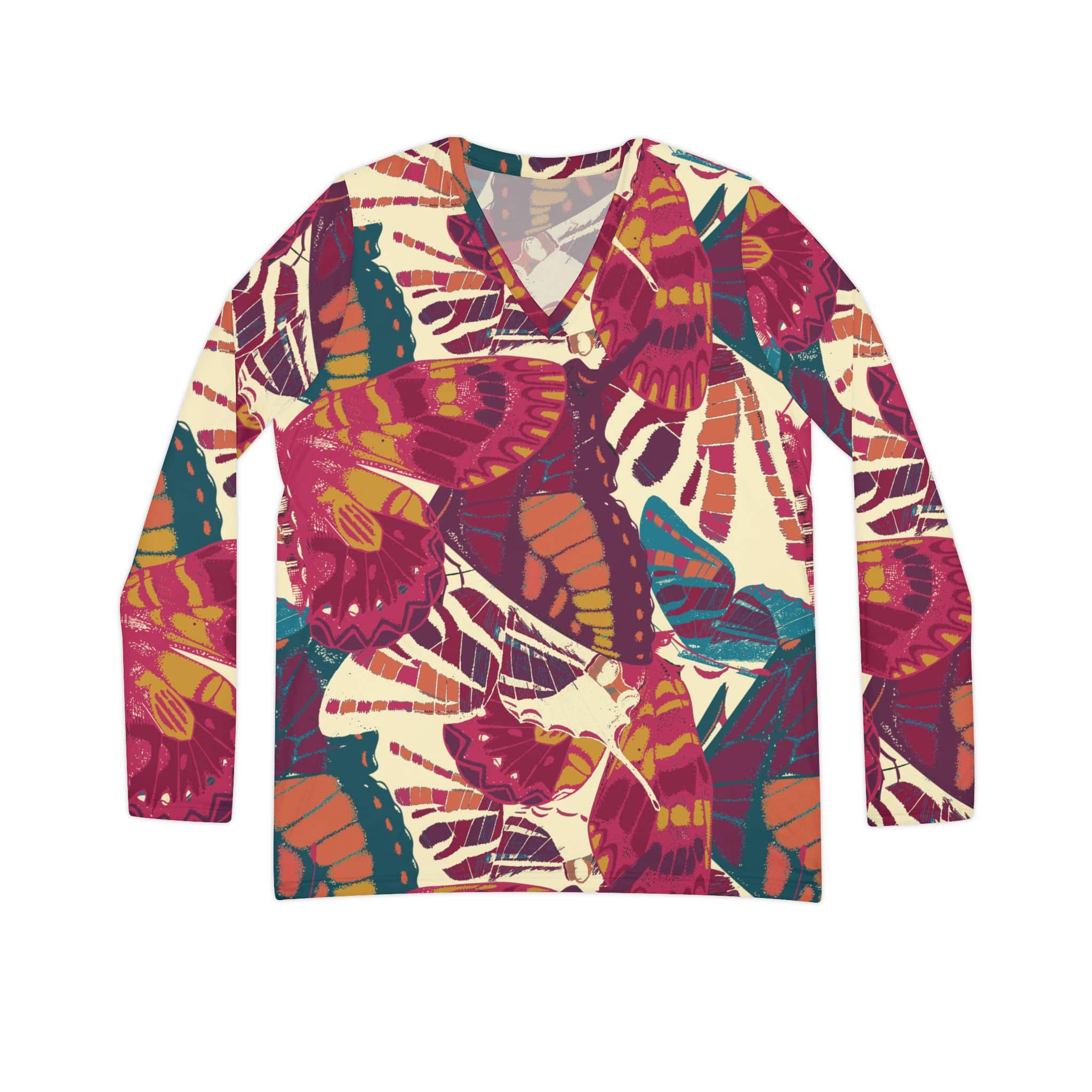 The Everyday V-Neck in Velvet Migration