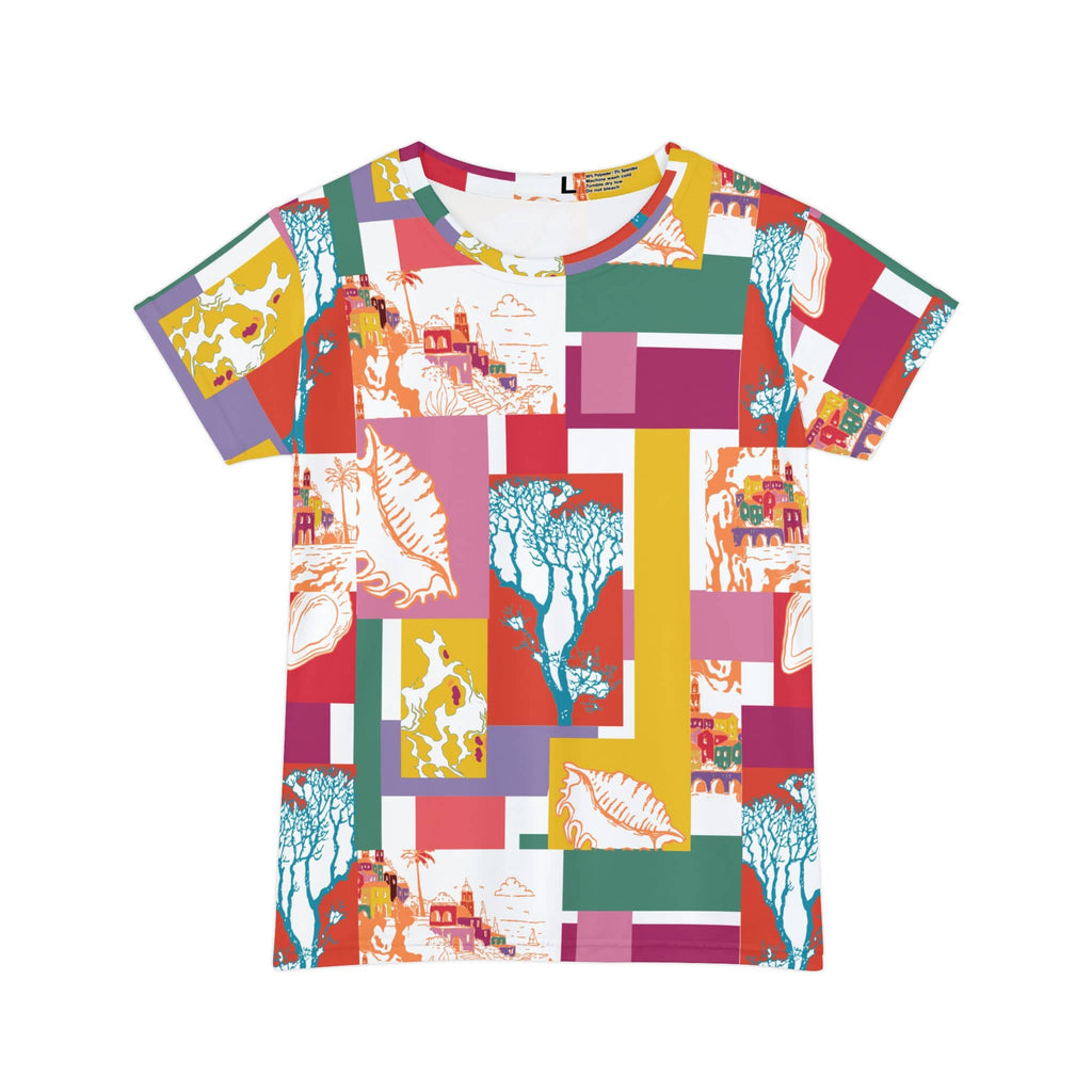 The Everyday Bloom Tee in Riviera Mosaic