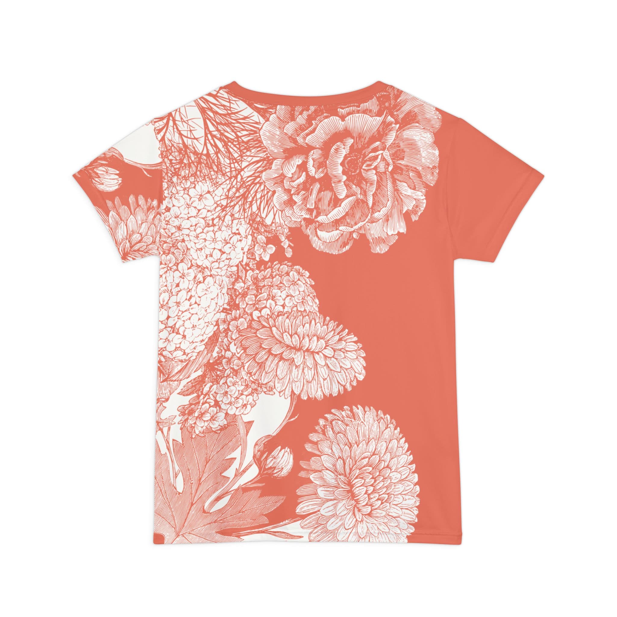 The Everyday Bloom Tee in Coral Lace