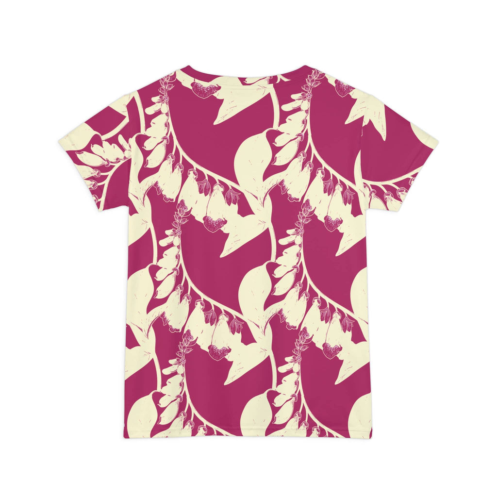 The Everyday Bloom Tee in Crimson Vine