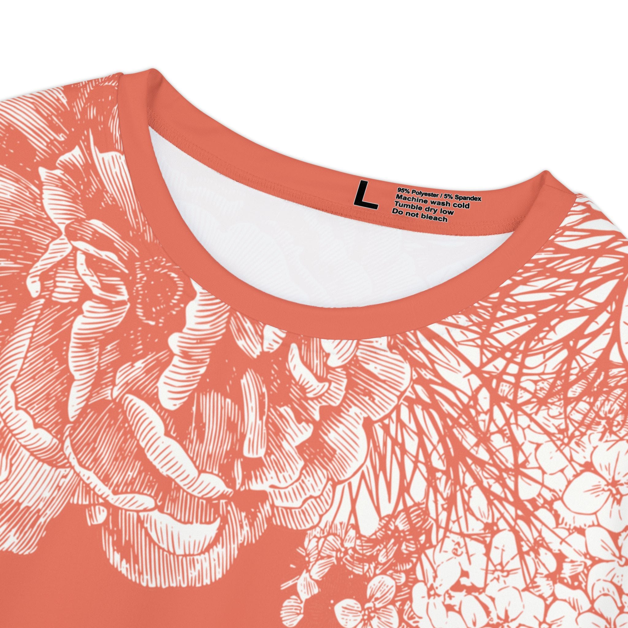 The Everyday Bloom Tee in Coral Lace