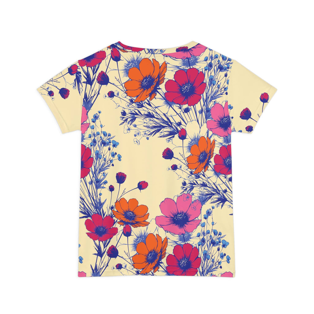The Everyday Bloom Tee in Cobalt Bloom