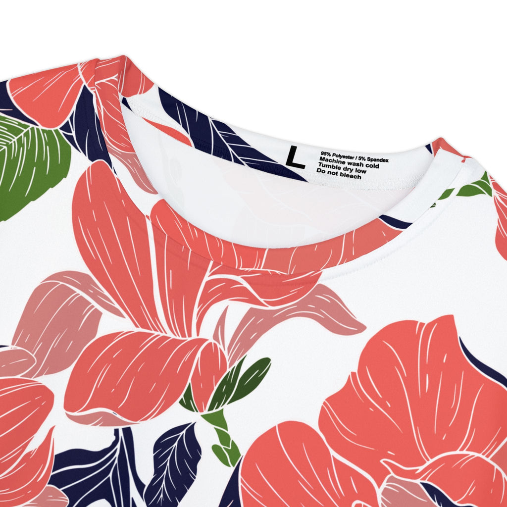 The Everyday Bloom Tee in Coral Botanica