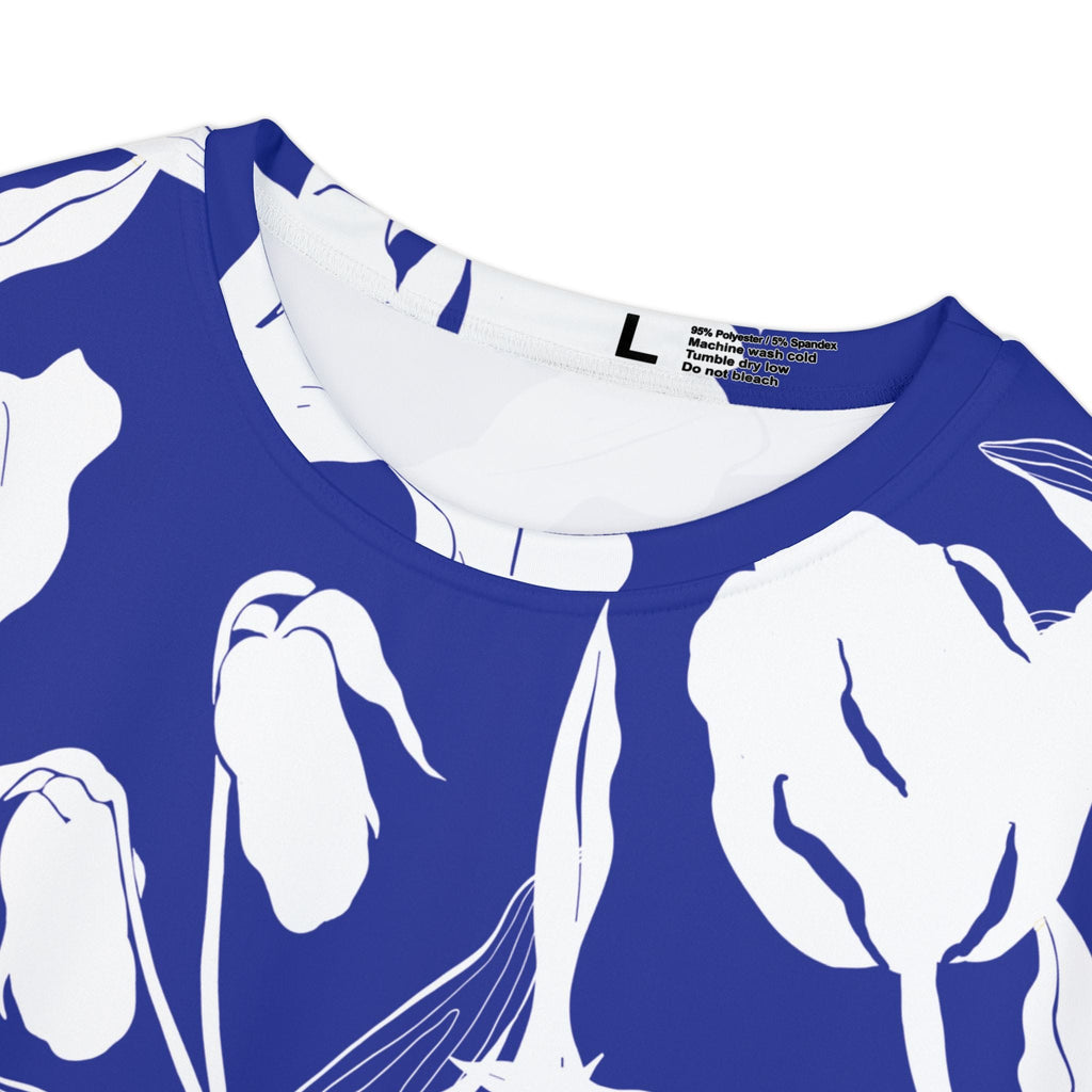 The Everyday Bloom Tee in Cobalt Lily
