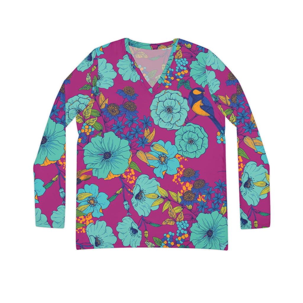 The Everyday V-Neck in Wild Song