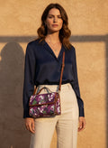 The Everyday Crossbody in Plum Botanica
