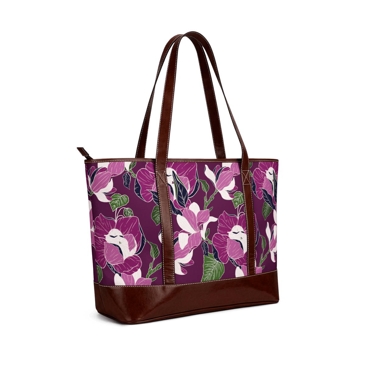 The Everyday Carryall in Plum Botanica