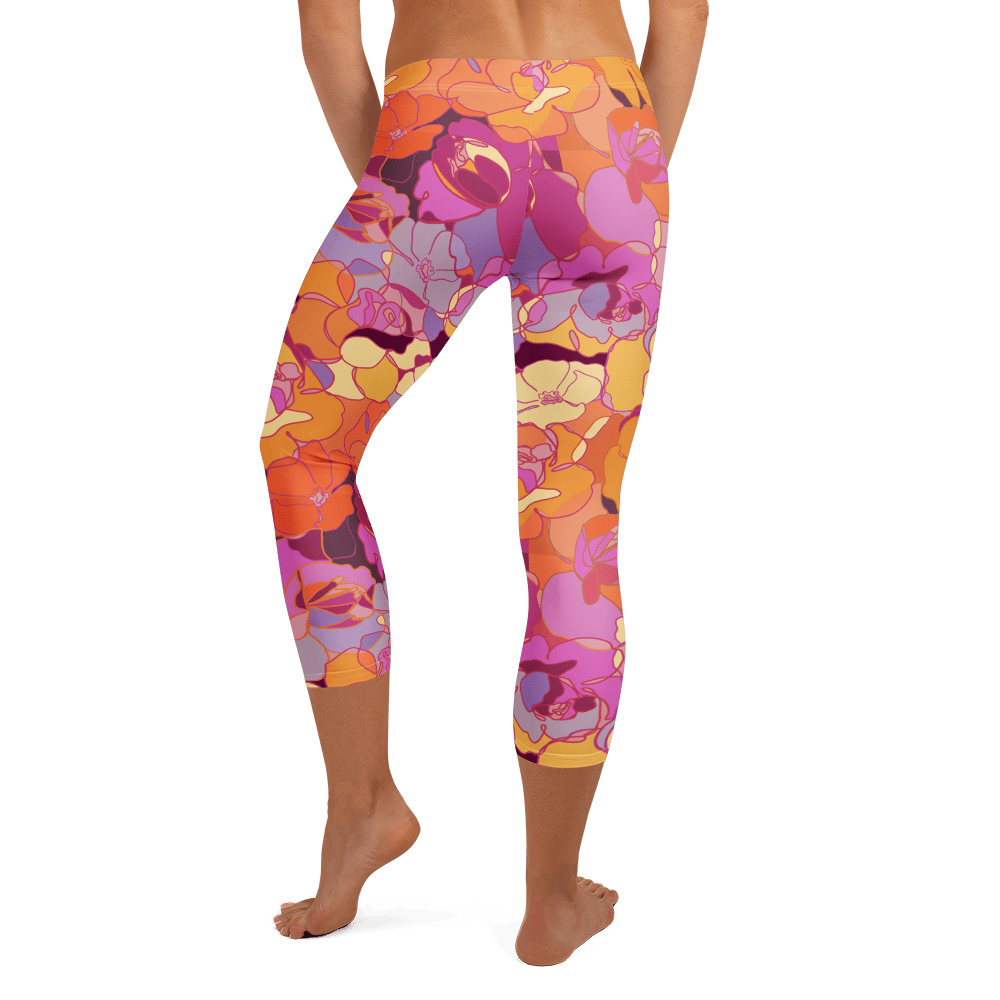 The Everyday Capri in Petal Riot