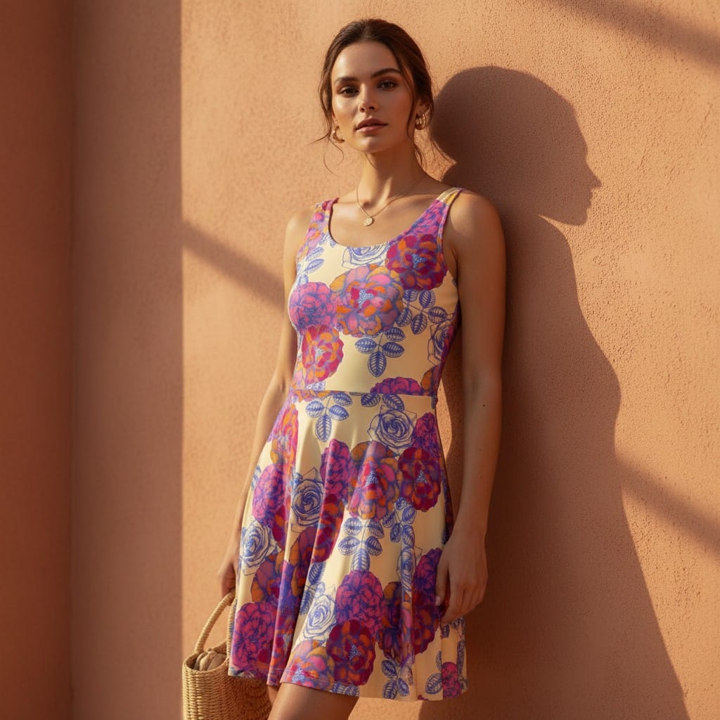 The Everyday Dress in Saffron Garden