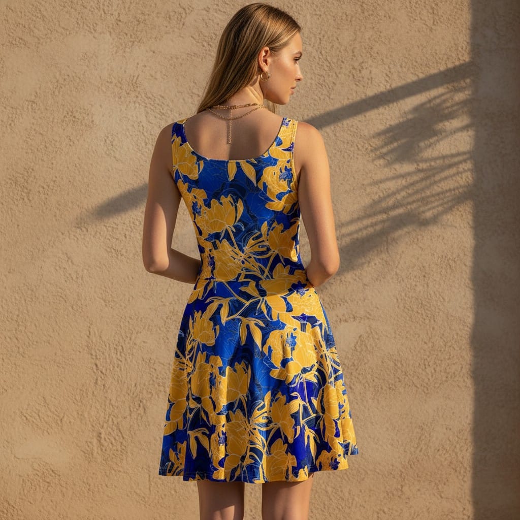 The Everyday Dress in Midnight Clementine
