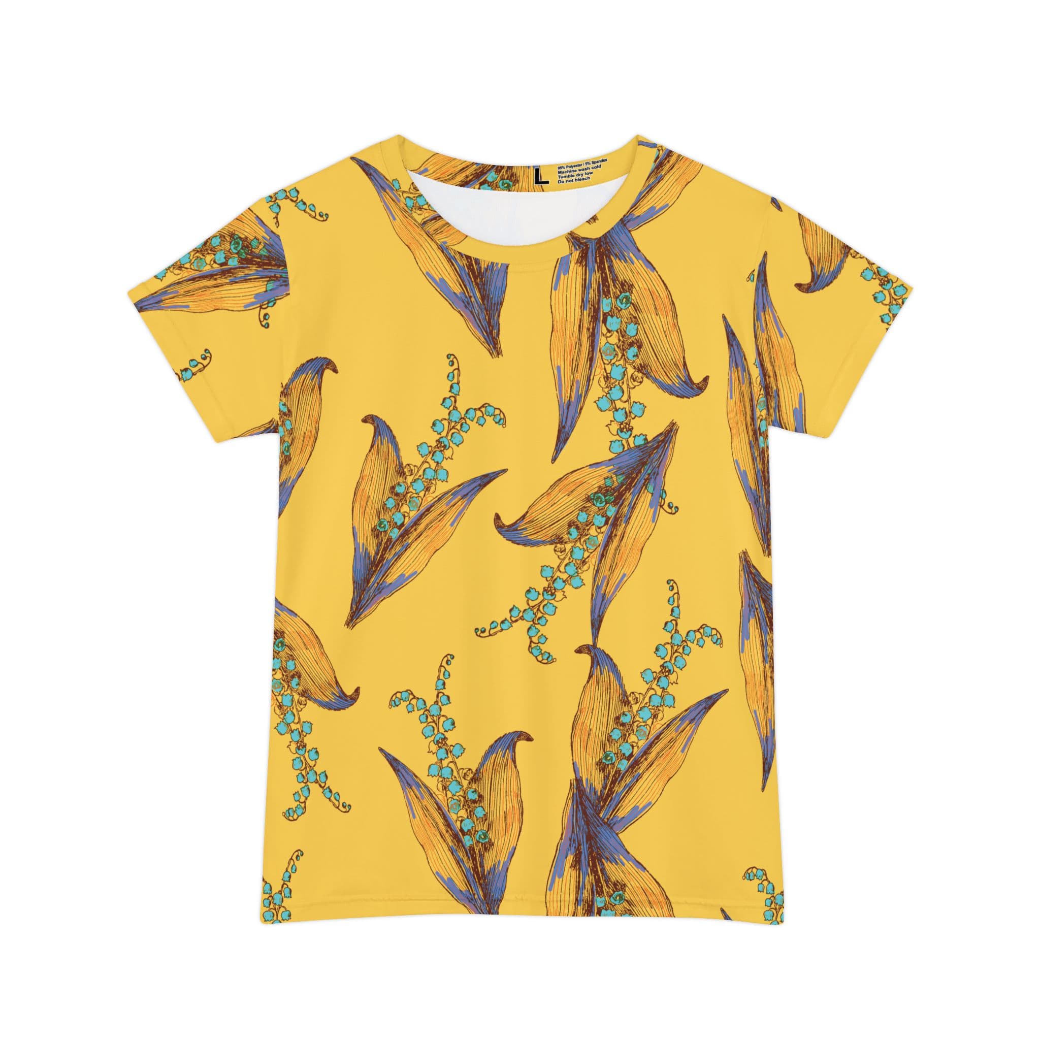 Printify Compressed The Everyday Bloom Tee in Golden Lily